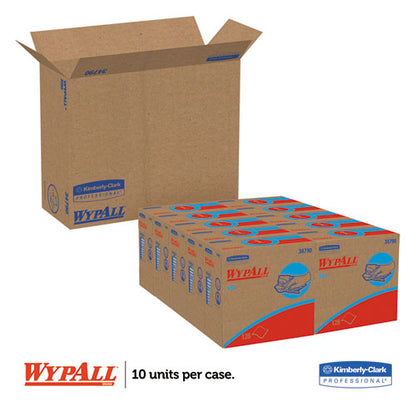 WypAll X60 Cloths, POP-UP Box, White, 9 1-8 x 16 7-8, 126-Box, 10 Boxes-Carton 34790CT