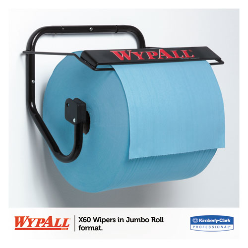 WypAll X60 Cloths, Jumbo Roll, 12 1-2 x 13 2-5, Blue, 1100-Roll 34965