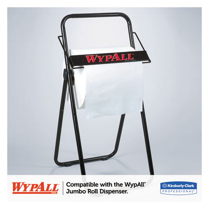WypAll X50 Cloths, Jumbo Roll, 9 4-5 x 13 2-5, White, 1100-Roll KCC 35015