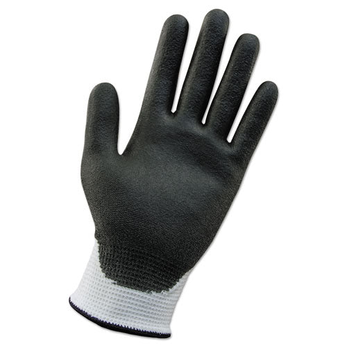 KleenGuard G60 ANSI Level 2 Cut-Resistant Glove White-Black Medium (12 Pairs) 38690