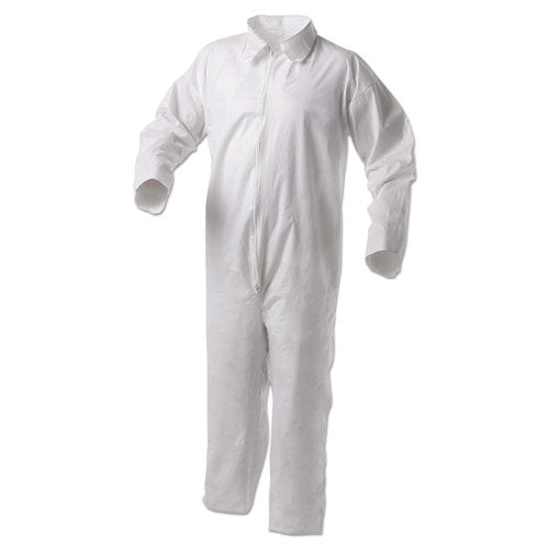 KleenGuard A35 Liquid and Particle Protection Coveralls, White, 3X-Large, 25-Carton 38921