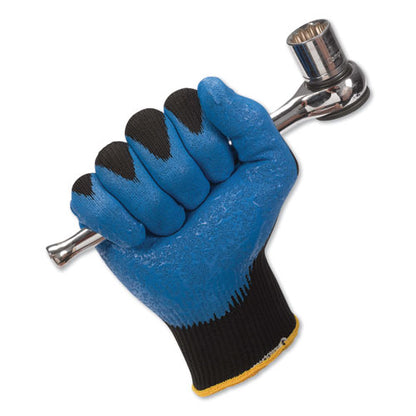 KleenGuard G40 Nitrile Coated Gloves, 230 mm Length, Medium-Size 8, Blue, 12 Pairs 40226