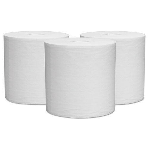 WypAll X70 Cloths, Center-Pull, 9 4-5 x 13 2-5, White, 275-Roll, 3 Rolls-Carton 41702