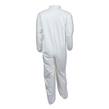 KleenGuard A40 Elastic-Cuff and Ankles Coveralls, 3X-Large, White, 25-Carton KCC 44316