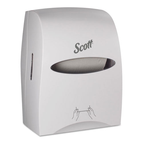 Scott Essential Manual Hard Roll Towel Dispenser, 13.06 x 11 x 16.94, White 46254