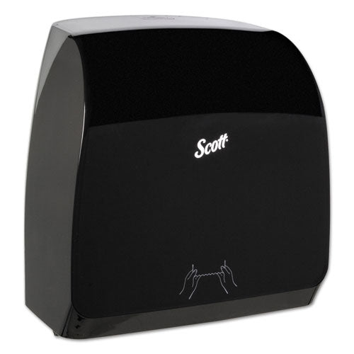 Scott Control Slimroll Manual Towel Dispenser, 12.63 x 10.2 x 16.13, Black 47089