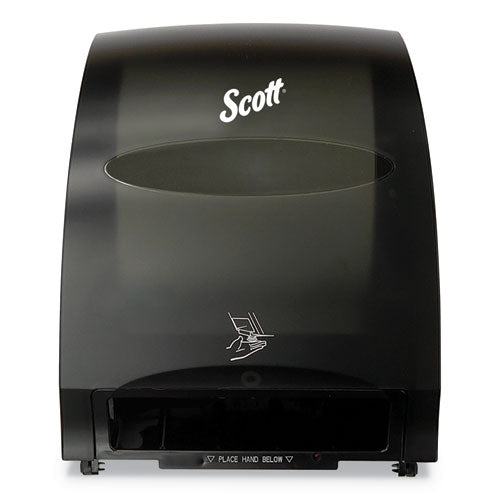 Scott Essential Electronic Hard Roll Towel Dispenser, 12.7 x 9.57 x 15.76, Black 48860