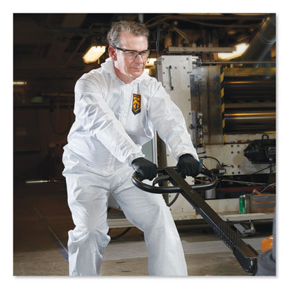 KleenGuard A20 Breathable Particle Protection Coveralls, Zip Closure, 3X-Large, White 49116