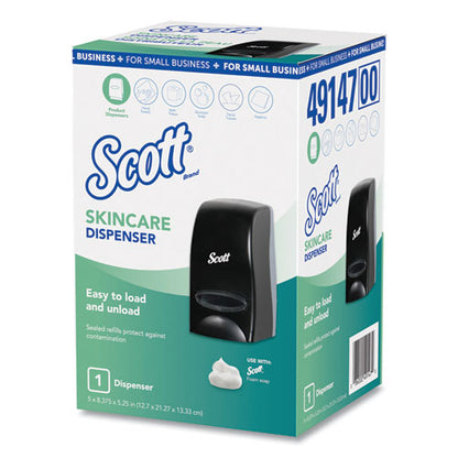 Scott Essential Manual Skin Care Dispenser, For Small Business, 1,000 mL, 5.43 x 4.85 x 8.36, Black 49147