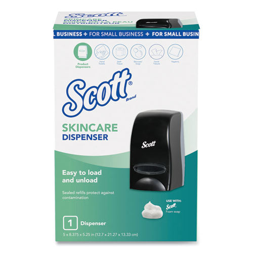 Scott Essential Manual Skin Care Dispenser, For Small Business, 1,000 mL, 5.43 x 4.85 x 8.36, Black 49147