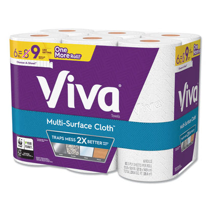 Viva Multi-Surface Cloth Choose-A-Sheet Paper Towels 1 Ply 83 Sheets (24 Rolls) 49413