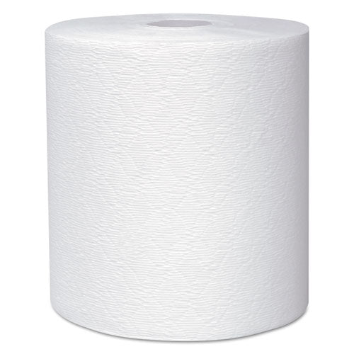 Scott Essential Plus Hard Roll Towels 8" x 600 ft, 1 3-4" Core dia, White, 6 Rolls-CT 50606