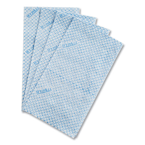 WypAll Foodservice Cloths, 12.5 x 23.5, Blue, 200-Carton 51636