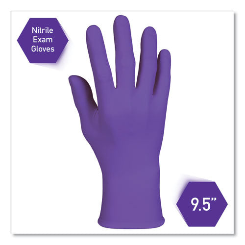 Kimtech PURPLE NITRILE Exam Gloves, 242 mm Length, Large, Purple, 1000-Carton 55083