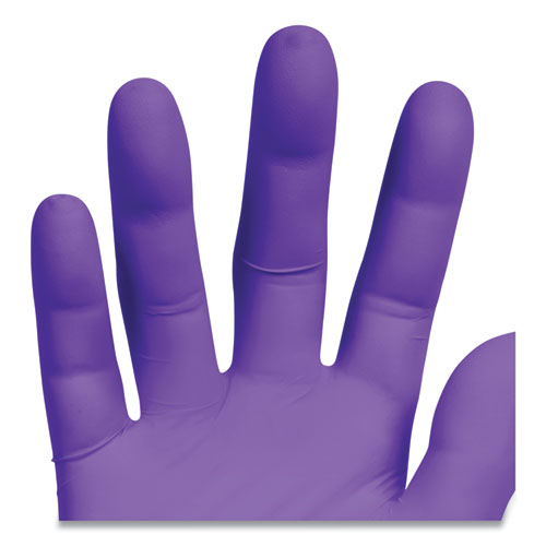 Kimtech PURPLE NITRILE Exam Gloves, 242 mm Length, Large, Purple, 100-Box 55083