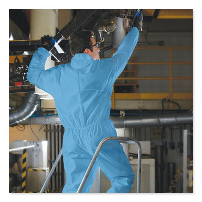 KleenGuard A20 Breathable Particle Protection Coveralls, X-Large, Blue, 24-Carton KCC 58514