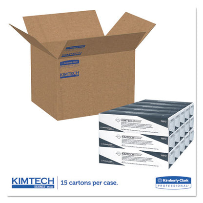 Kimtech Precision Wipers, POP-UP Box, 1Ply, 11 4-5x11 4-5, White, 196-Bx, 15 Bx-Carton 75512