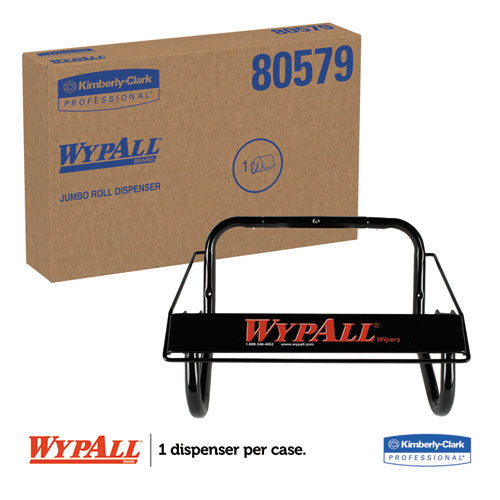 WypAll Jumbo Roll Dispenser, 16.8 x 8.8 x 10.8, Black 80579