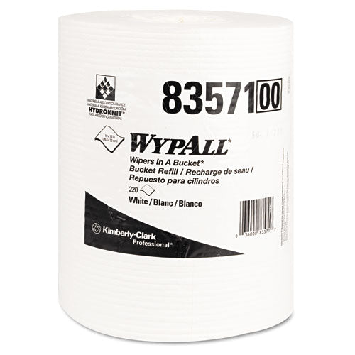 WypAll X70 Wipers in a Bucket Refills, No Bucket, 10 x 13, 220-Rolls, 3 Rolls-Carton KCC 83571