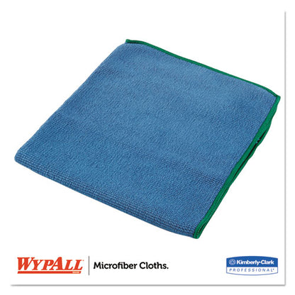 WypAll Microfiber Cloths, Reusable, 15 3-4 x 15 3-4, Blue, 24-Carton KCC 83620