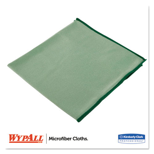 WypAll Microfiber Cloths, Reusable, 15 3-4 x 15 3-4, Green, 6-Pack 83630