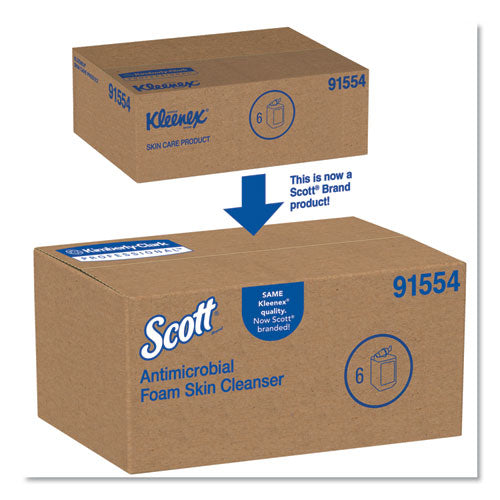 Scott Control Antimicrobial Foam Skin Cleanser, Fresh Scent, 1,000mL Bottle, 6-Carton KCC 91554