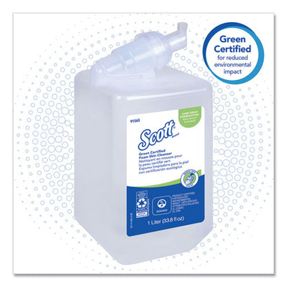 Scott Essential Green Certified Foam Skin Cleanser, Neutral, 1,000 mL Bottle 91565
