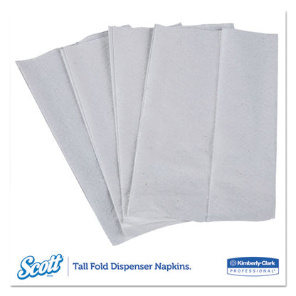 Scott Tall-Fold Dispenser Napkins, 1-Ply, 7 x 13.5, White, 500-Pack, 20 Packs-Carton KCC 98710