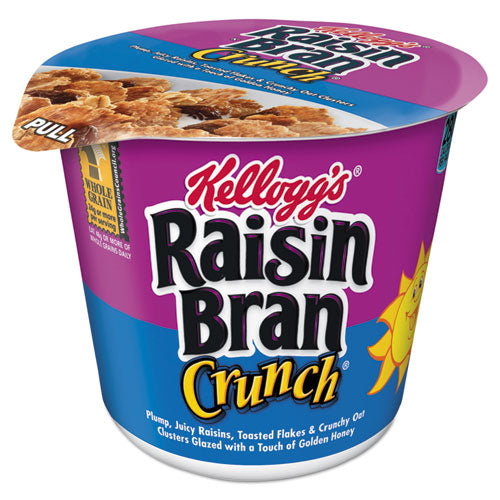 Kellogg's Breakfast Cereal, Raisin Bran Crunch, Single-Serve 2.8 oz Cup, 6-Box 3800012474