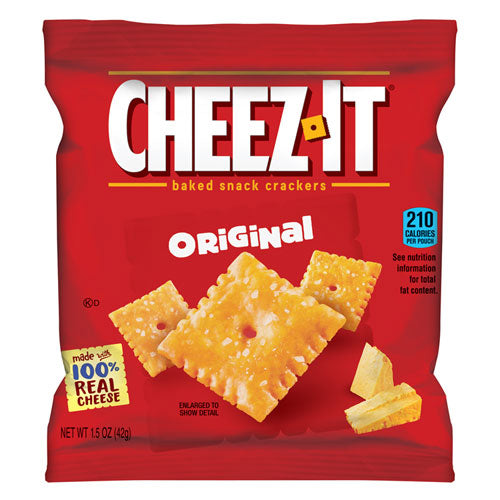Sunshine Cheez-It Crackers, 1.5 oz Single-Serving Snack Pack, 8-Box 2410012234