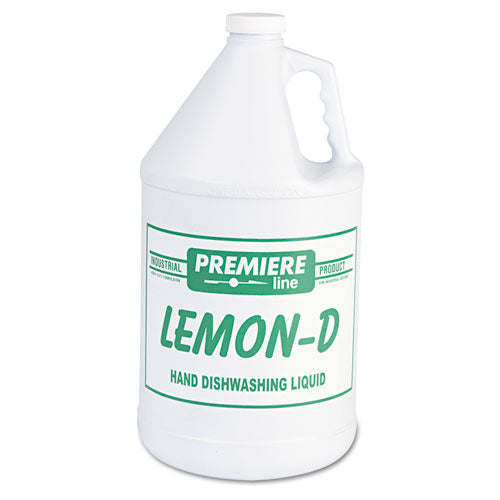 Kess Lemon-D Dishwashing Liquid, Lemon, 1 gal, Bottle, 4-Carton KES LEMON-D