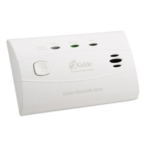 Kidde Sealed Battery Carbon Monoxide Alarm, Lithium Battery, 4.5"W x 2.75"H x 1.5"D 21010073