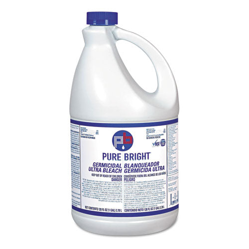 Pure Bright Liquid Bleach 1 Gallon Bottle (6 Pack) 11008635042