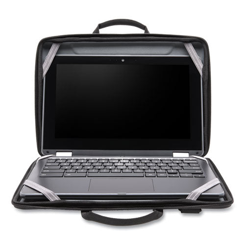 Kensington LS520 Stay-On Case for 11.6" Chromebooks and Laptops, 13.2 x 1.6 x 9.3, Black 60854