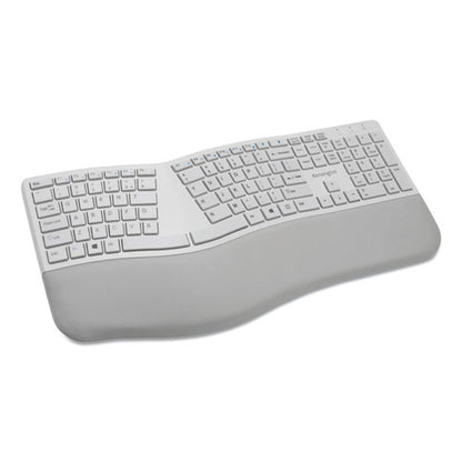 Kensington Pro Fit Ergo Wireless Keyboard, 18.98 x 9.92 x 1.5, Gray K75402US