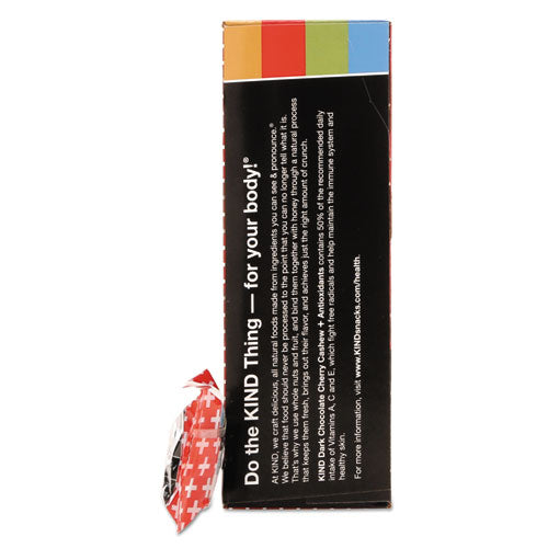 Kind Plus Nutrition Boost Bar, Dk ChocolateCherryCashew-Antioxidants, 1.4 oz, 12-Box 17250