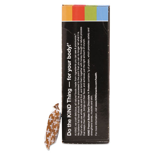 Kind Plus Nutrition Boost Bar, Peanut Butter Dark Chocolate-Protein, 1.4 oz, 12-Box 17256
