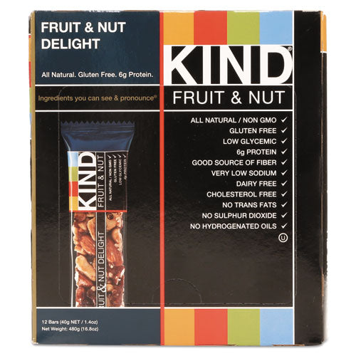 Kind Fruit and Nut Bars, Fruit and Nut Delight, 1.4 oz, 12-Box 17824