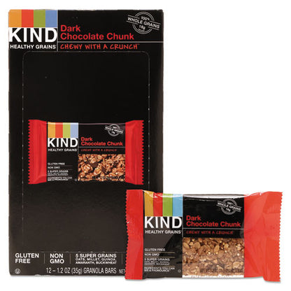 Kind Healthy Grains Bar, Dark Chocolate Chunk, 1.2 oz, 12-Box 18082