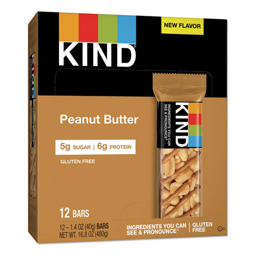 Kind Nuts and Spices Bar, Peanut Butter, 1.4 oz, 12-Pack 27742