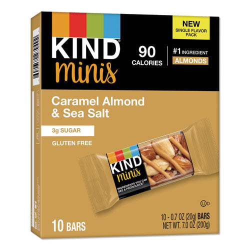 Kind Minis, Caramel Almond Nuts-Sea Salt, 0.7 oz, 10-Pack 27960