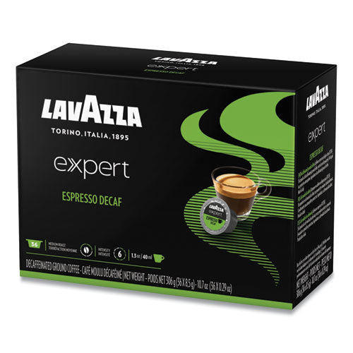 Lavazza Expert Capsules, Espresso Decaf, 0.31 oz, 36-Box 2260