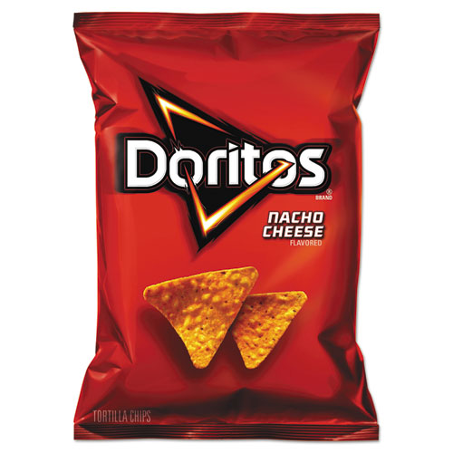 Doritos Nacho Cheese Tortilla Chips, 1.75 oz Bag, 64-Carton 028400443753