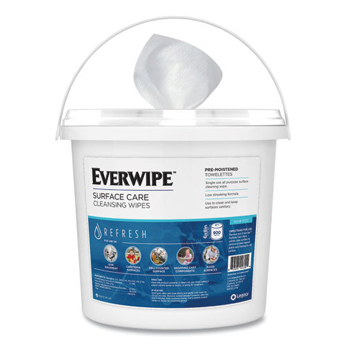 Legacy Cleaning and Deodorizing Wipes, 6 x 8, 900-Dispenser Bucket, 2 Buckets-Carton 11100-2B