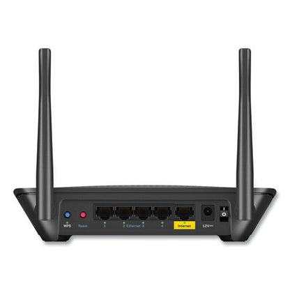 Linksys AC1200 Dual-Band Wi-Fi Router, 4 Ports, Dual-Band 2.4 GHz-5 GHz EA6350-4B
