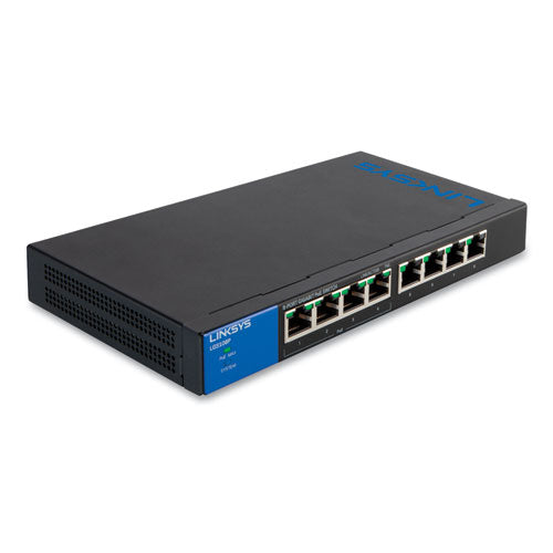 Linksys Business Desktop Gigabit Ethernet Switch, 8 Ports LGS108