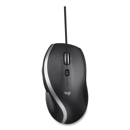 Logitech Advanced Corded Mouse M500s, USB, Right Hand Use, Black 910-005783