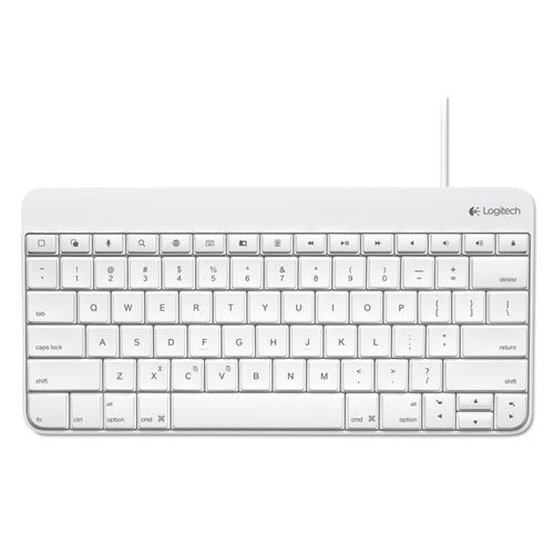 Logitech Wired Keyboard for iPad, Apple Lightning, White 920-006341