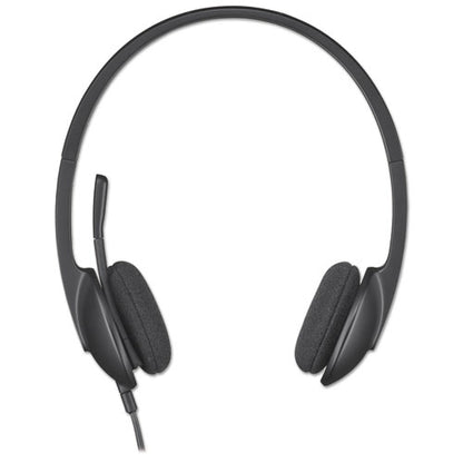 Logitech H340 Corded Headset, USB, Black 981-000507