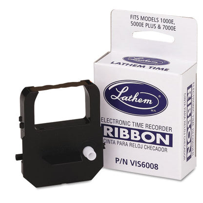 Lathem Time VIS6008 Ribbon, Purple VIS6008